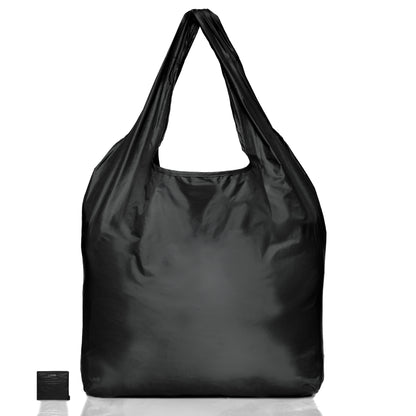 BLACK LITOS COMPACT SHOPPING BAG