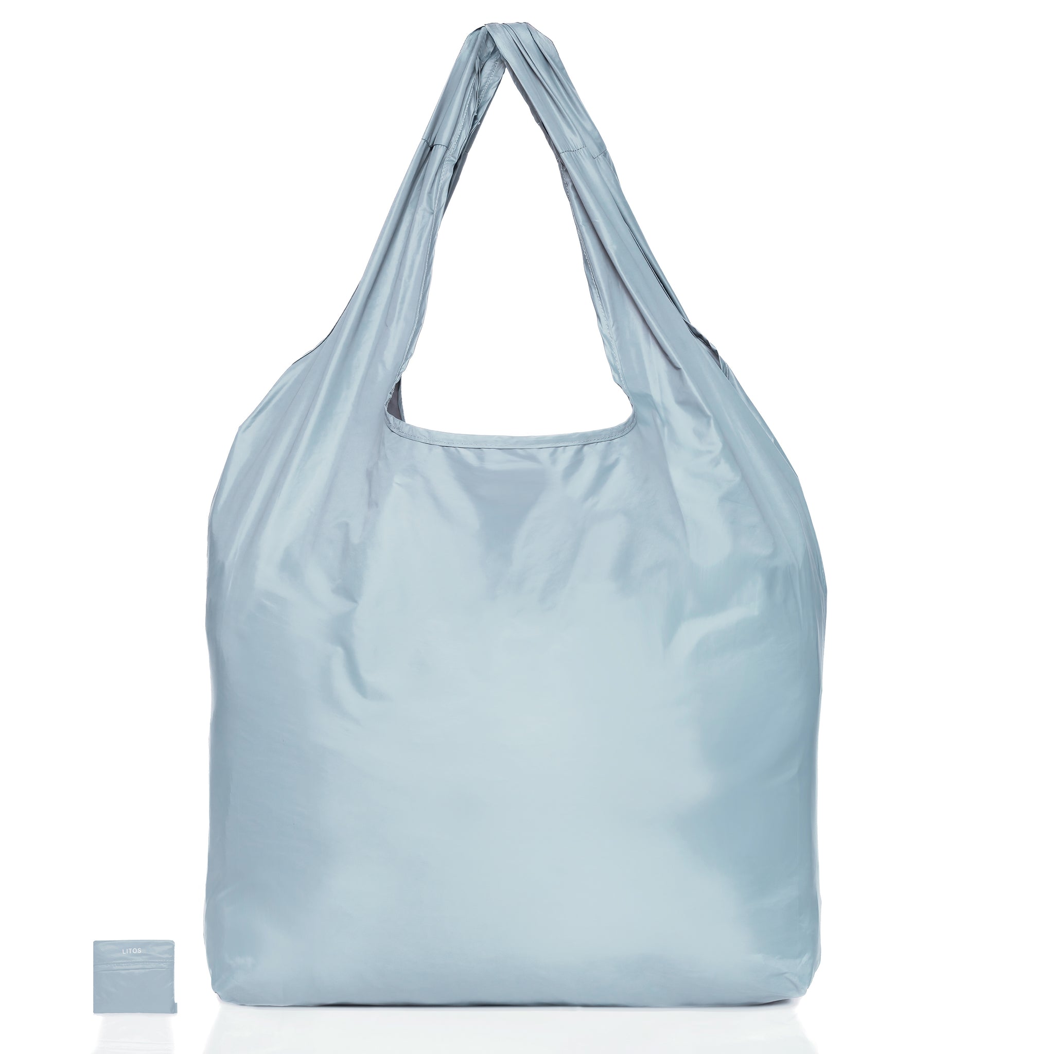 CELESTITE BLUE LITOS COMPACT SHOPPING BAG