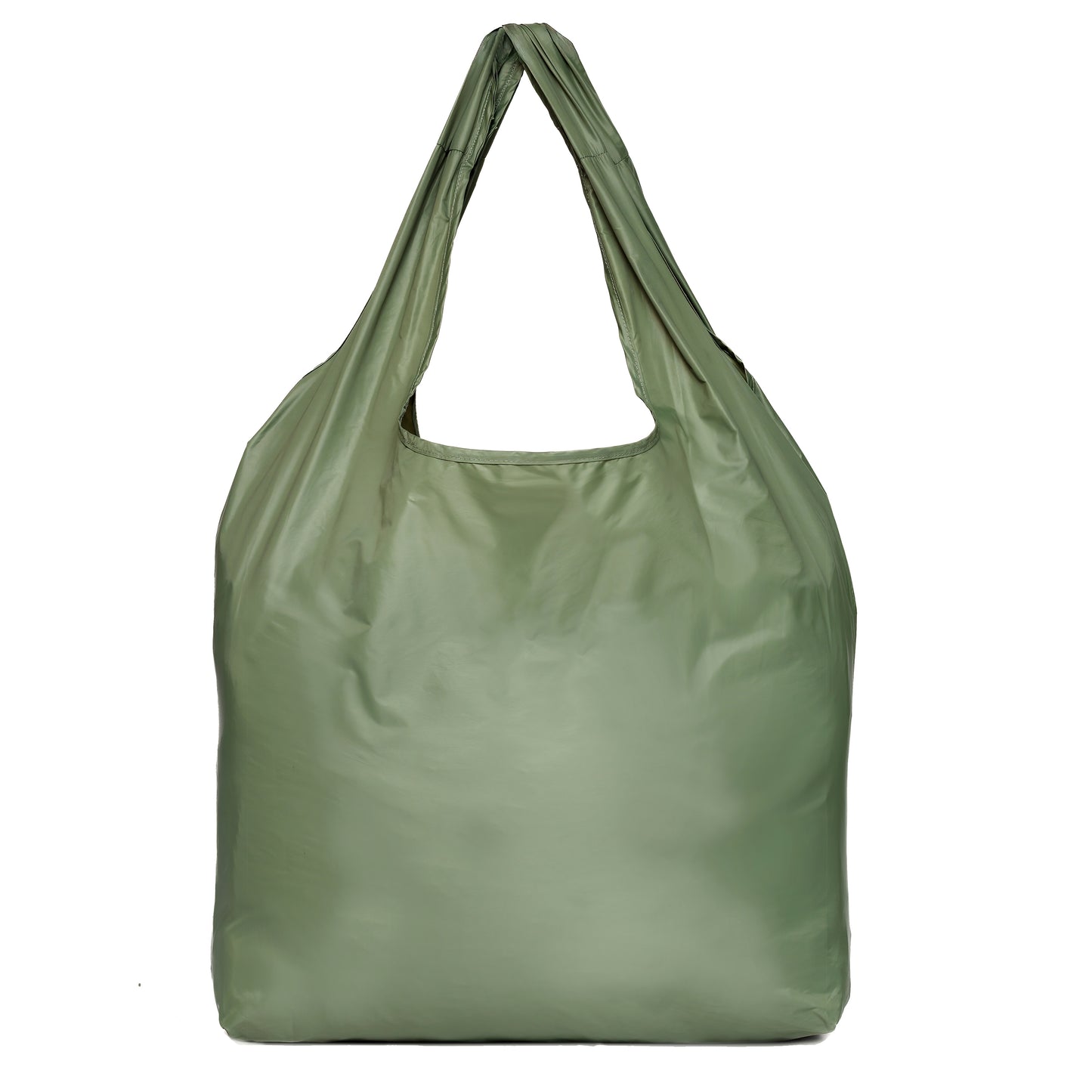 OLIVE GREEN LITOS COMPACT SHOPPING BAG
