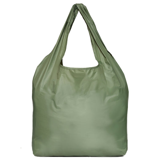 OLIVE GREEN LITOS COMPACT SHOPPING BAG