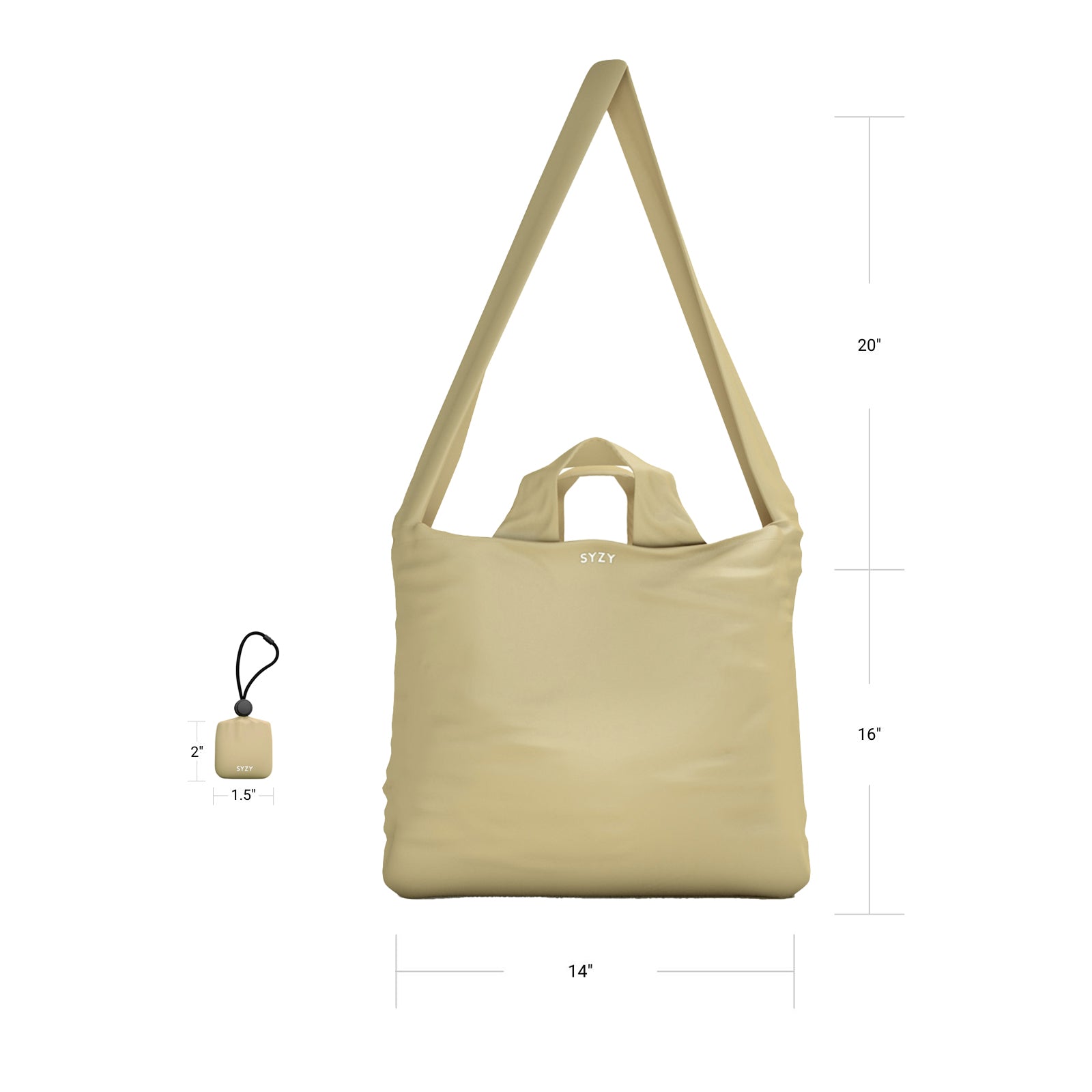 OCHRE TETRA TOTE BAG – SYZY