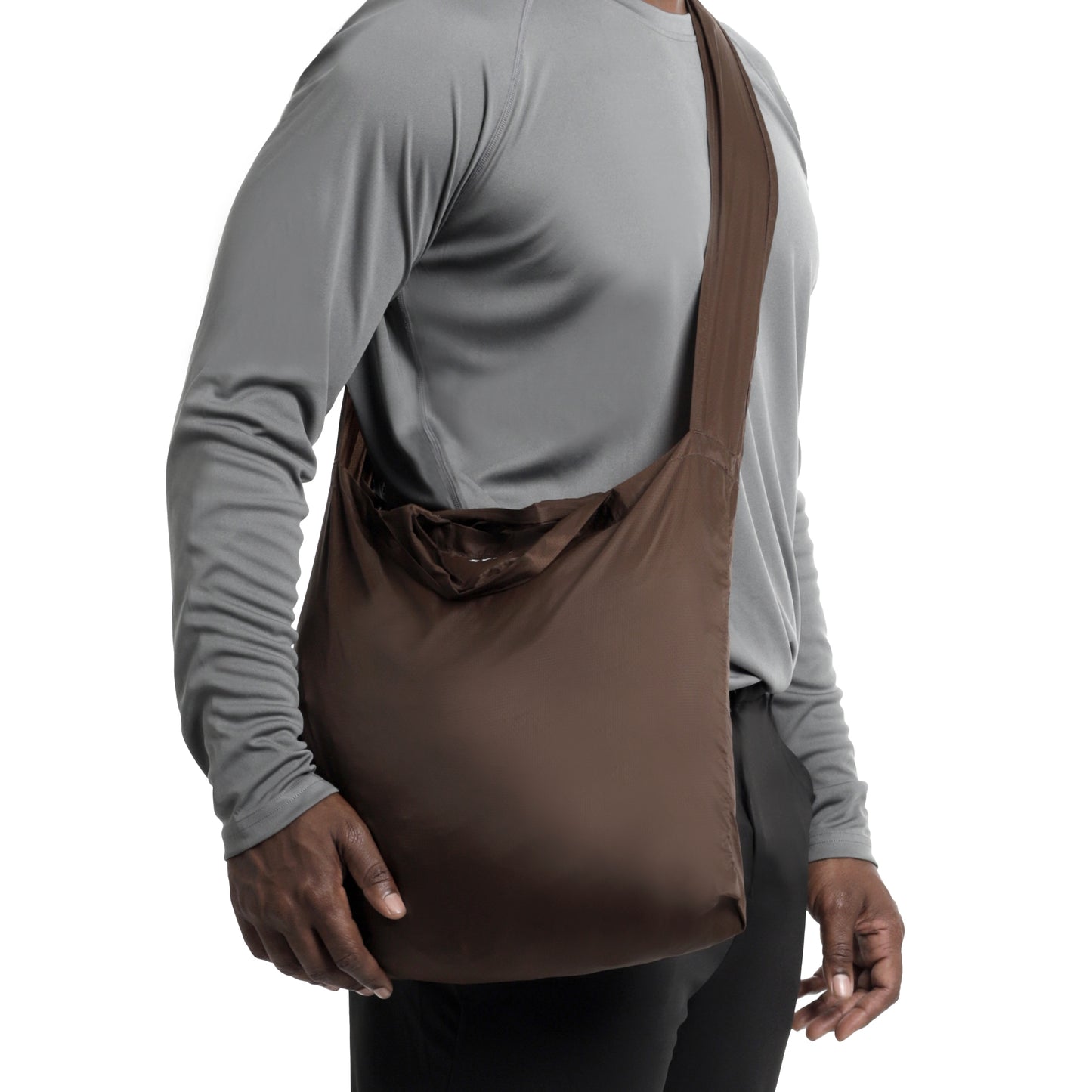 BURNT UMBER TETRA TOTE BAG